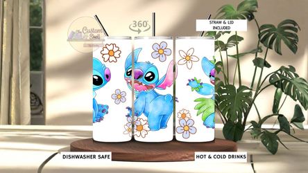 Hula Stitch 20 Oz Stainless Steel Tumbler (READ DESCRIPTION)