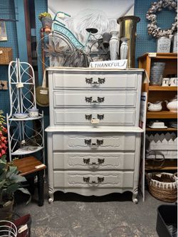 Tall Thomasville solid wood dresser