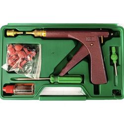 Car Motorcycle Tubeless Tire Wheel Repair Gun Kit W/Mushroom Plug Probe Nozzle