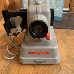 Mansfield Vintage Slide Projector w/case and Projector Screen