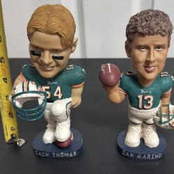 Vintage NFL Miami Dolphins Dan Marino Zach Thomas HOFs $25 for Both