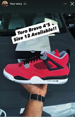 Jordan 4 Toro Bravo