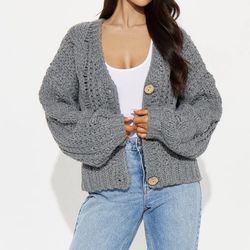 Chunky Knit Cardigan