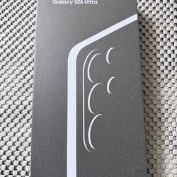Galaxy S26 Ultra 256GB Unlocked(New sealed)cash only/no trades