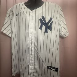 Nike New York Yankees Aaron Judge #99 White Jersey