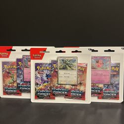 Temporal Forces 3-Pack Blister W/ Promo