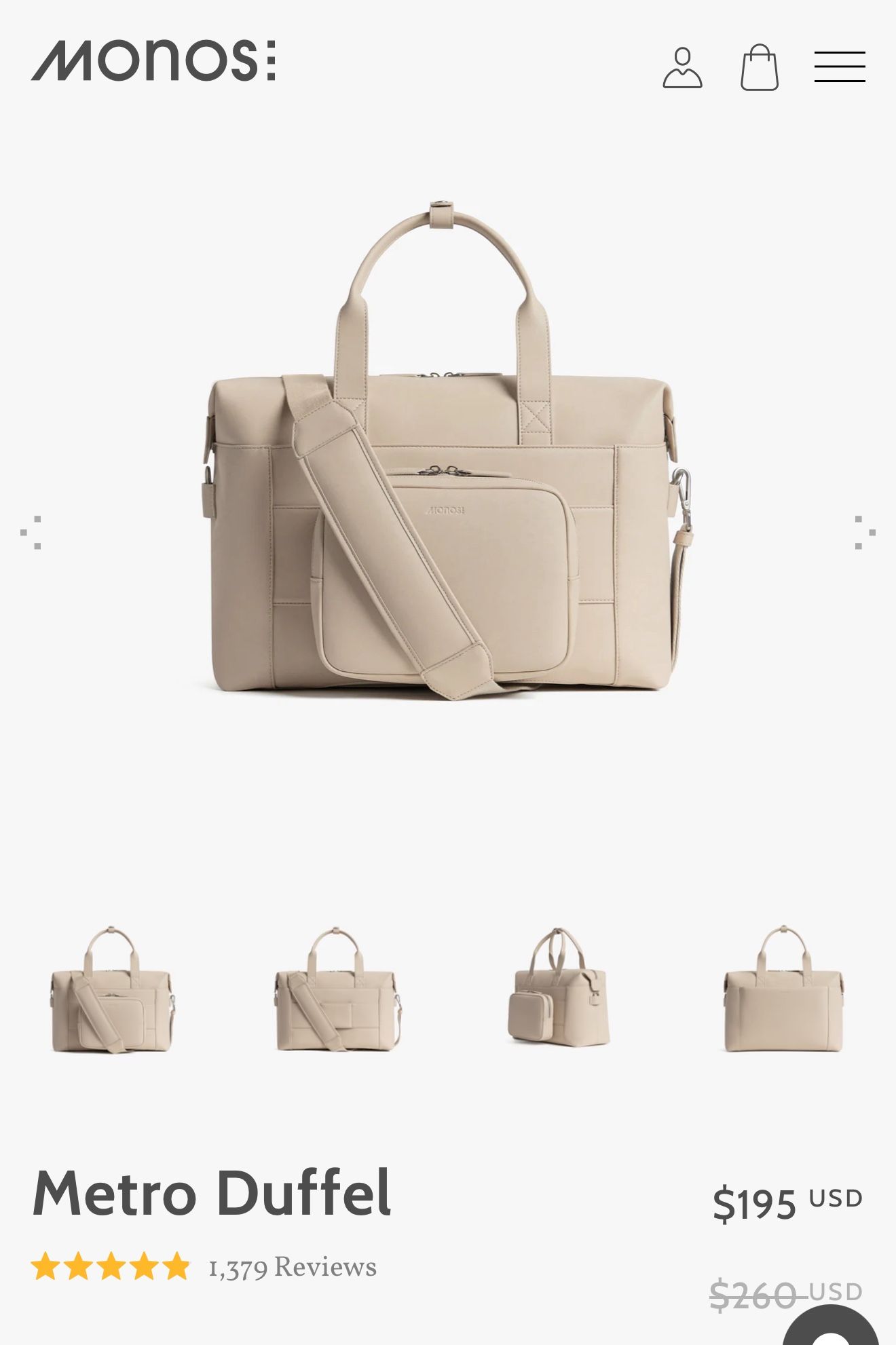 Monos Duffel Bag