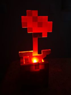 Minecraft Poppy Pot light