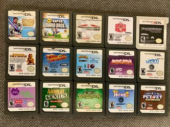 Nintendo DS / 3DS Game Cartridges Lot of 15