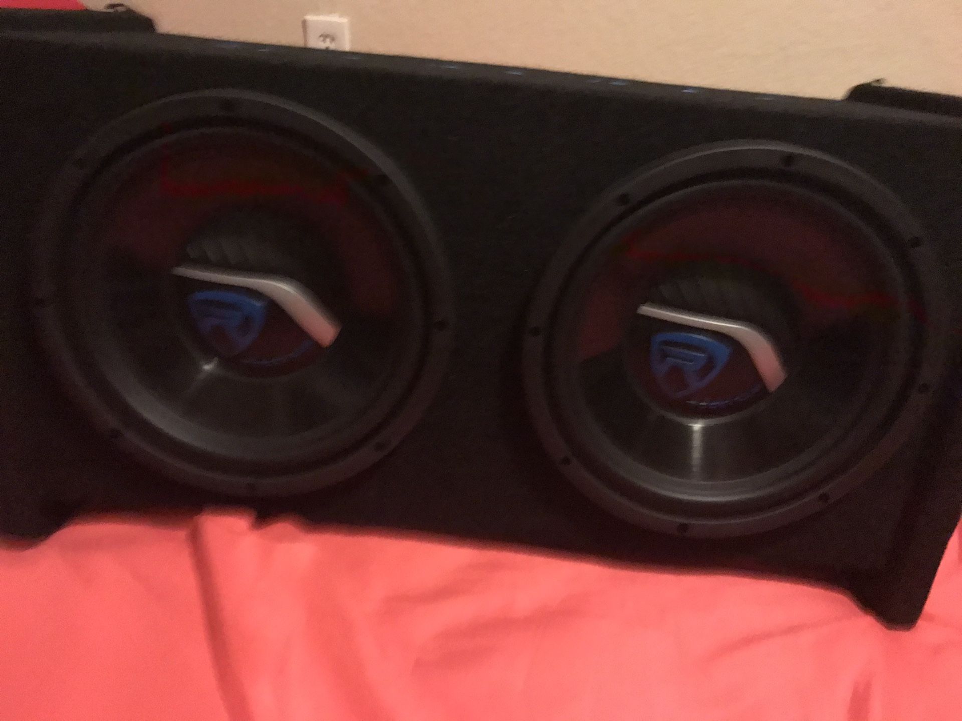 Rockville 8inch subs amp