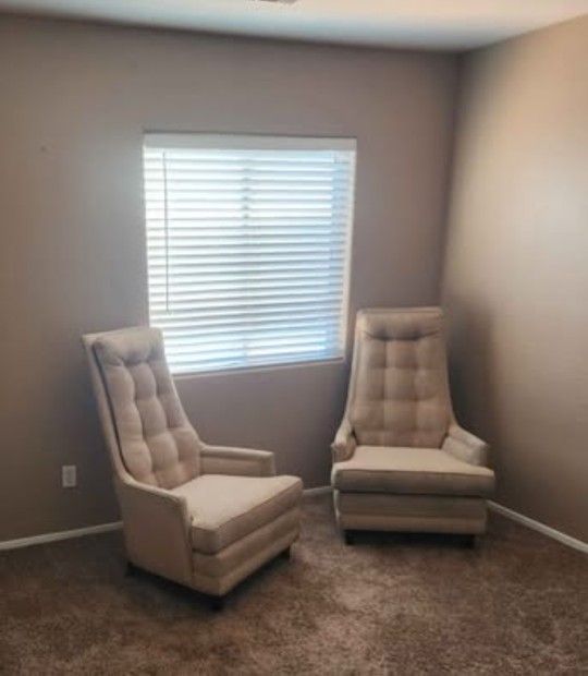 Pair of High Back / Low Profile Chairs
