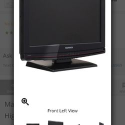 19in Magnavox TV Built In Dvd
