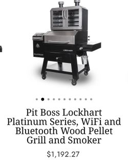 Pit Boss Lockhart Platinum series pellet smoker