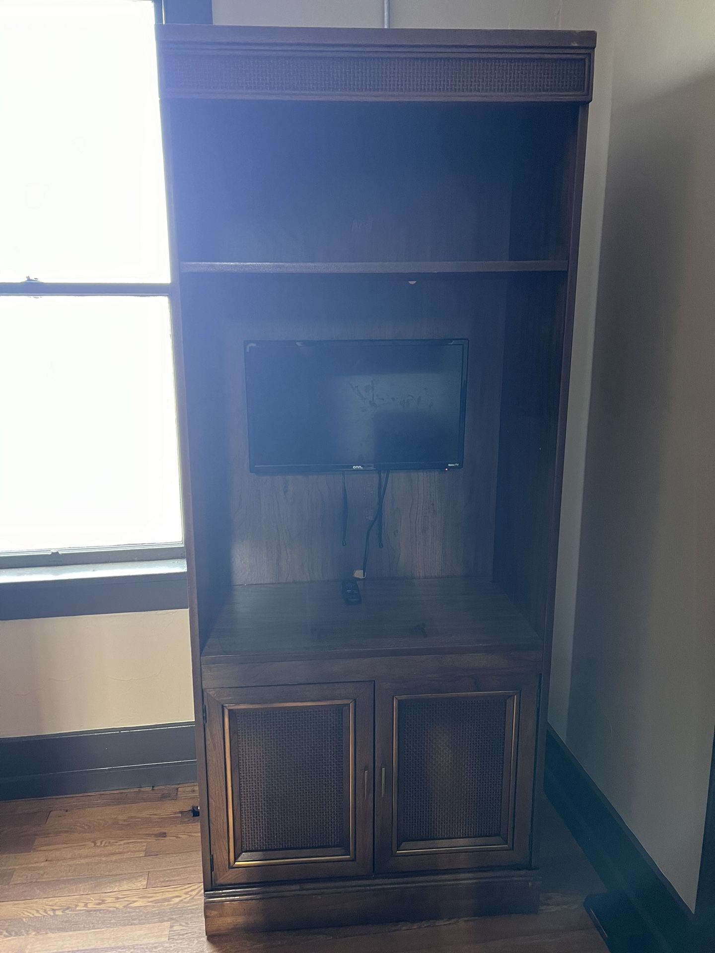 Two Wood Cabinets for sale