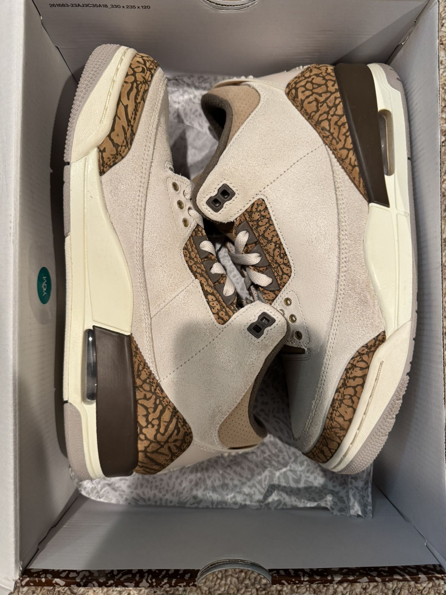 Air Jordan 3 Retro “Palomino” Size 9 Men’s OG ALL