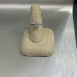 White Gold With Diamonds Engagement Ring