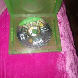Fallout 4. For XBox One