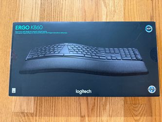New in sealed box Logitech ERGO K860 ergonomic Bluetooth wireless keyboard