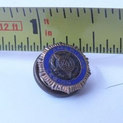 Vintage American Legion Blue Enamel With Star in Center Lapel Pin