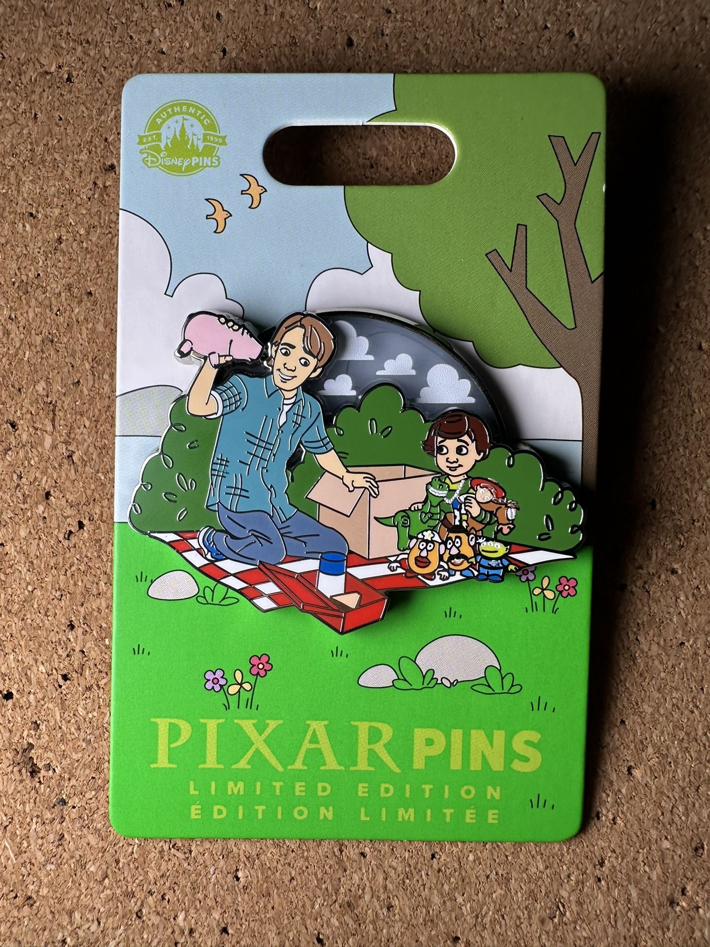 Disney Parks 2024 Pixar Picnic Series Toy Story 3 LE 2250 Pin