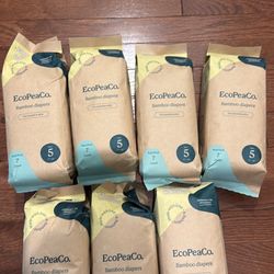 Ecopeaco. Bamboo diapers 7 bags for $25
