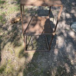 4 Rustic Iron Tables For Outside!! $40