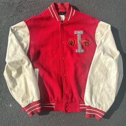 Vintage Disney Imagineering Wool Letterman Jacket
