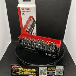 Vessel Impact Ball Torsion Bit 31pc. Set 