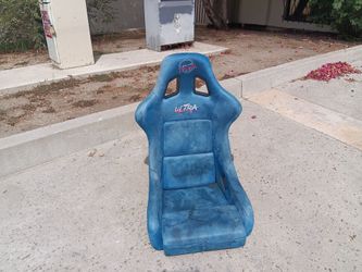 NRG prisma ultra blue bucket seat universal