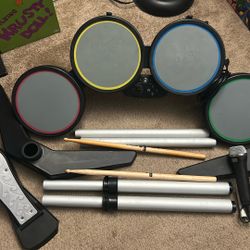 PlayStation Rock Band Drum Set with Microphone