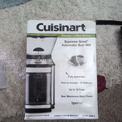 Cuisinart Coffee Burr Grinder Used 