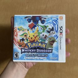 Pokemon Mystery Dungeon Gates to Infinity for Nintendo 3DS video game console system or XL New 2DS Complete