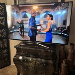 65” Inch Smart TV, With Chest Of Drawers 