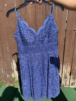 Royal blue dress