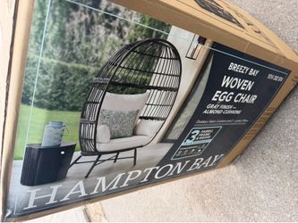 Brand new in box WOOVEN EGG CHAIR