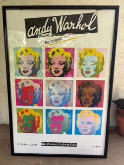 Andy Warhol’s Exhibition Screen Print Poster