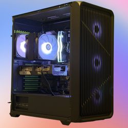 🩵High-Airflow 1080p Gaming PC | RX 6600 XT | Ryzen 5 5500 | 16GB DDR4 | 2TB SSD