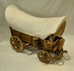 Vintage Conestoga Wagon Model