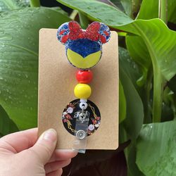 Badge Reels With Beads 