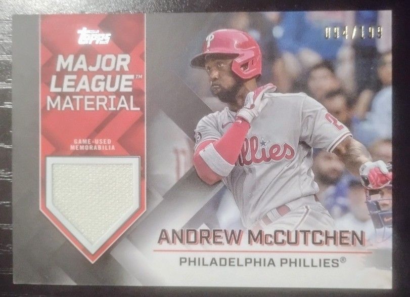 Andrew McCutchen 2022 Topps Major League Material /199