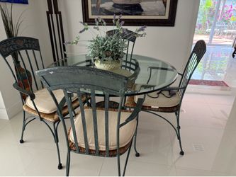 Dining room table and chairs