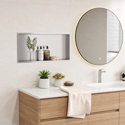 Stainless Steel Recessed Wall Niche - Brand New