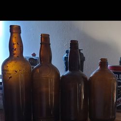 Antique Prohibition Bottles 