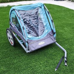 Bike Trailer, Double Seater For Kids/Pets