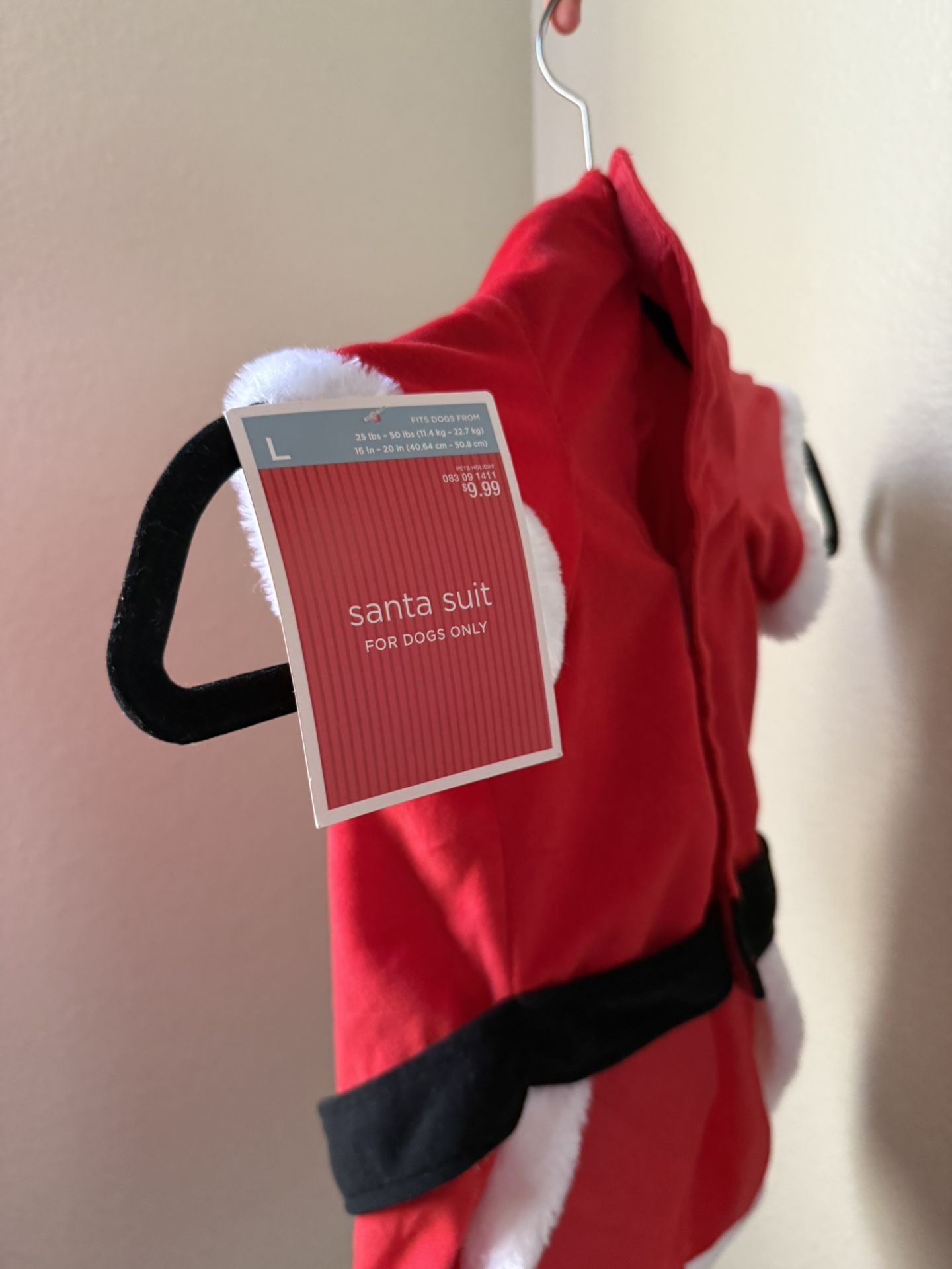 Brand New L/M Dog Santa Suit For Only $1 !