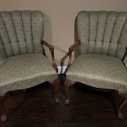 Vintage Pair of Armchairs 