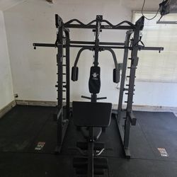 Smith Machine 2001 | Multi-Use Adj Bench | Gym Equipment | Fitness | Squat Rack | Excercise |🔴WEIGHTS AND BARBELL SOLD SEPARATELY 🔴 FREE DELIVERY 🚚