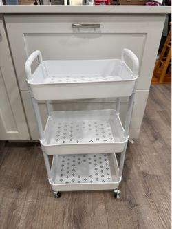 3 tier plastic cart