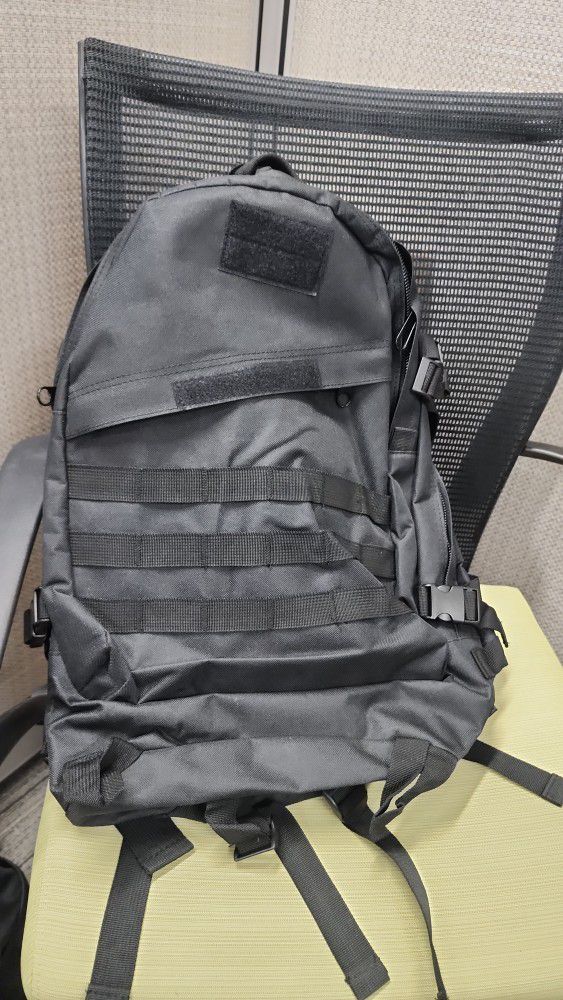 Military Style  Tactical Backpack (Black)