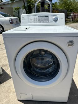 27” White LG Frontload Washer 